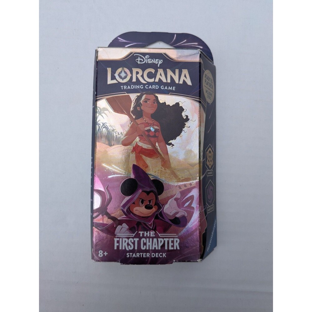 Disney Lorcana TCG The First Chapter Starter Deck Amber & Amethyst Sealed New